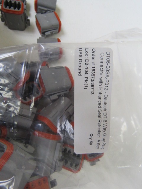 Deutsch DT06-08SA-P012 Qty of 10 per Lot Deutsch DT06-08SA-P012
