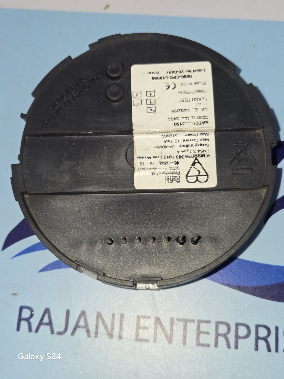 Rafiki Sita FlashPoint 46-0303-20-70 KM99035 303 0012 Low Profile EN54-3 Type-A