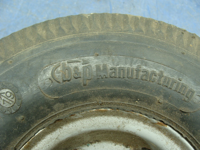 B&P MANUFACTURING 3.50/4 10 4 TIRE AND RIM LOT OF 3