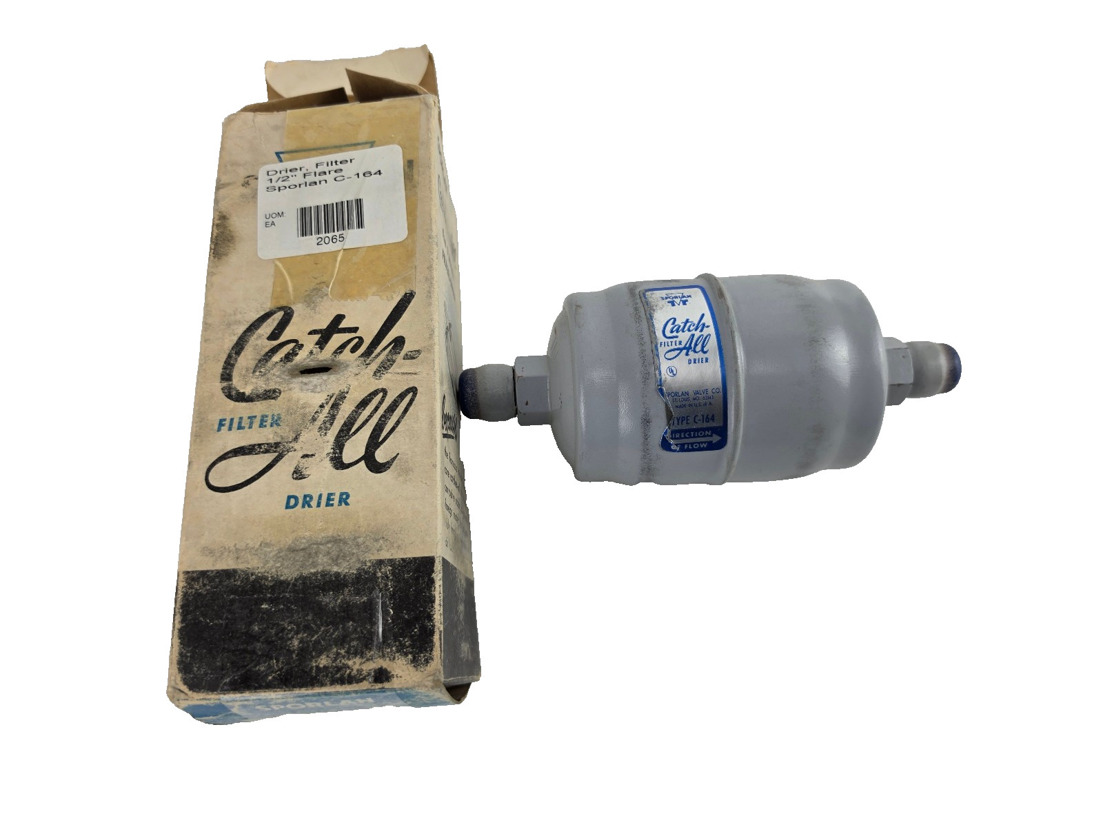 Sporlan Catch-All C-164 Filter Drier 1/2″ SAE Flare 650 PSI