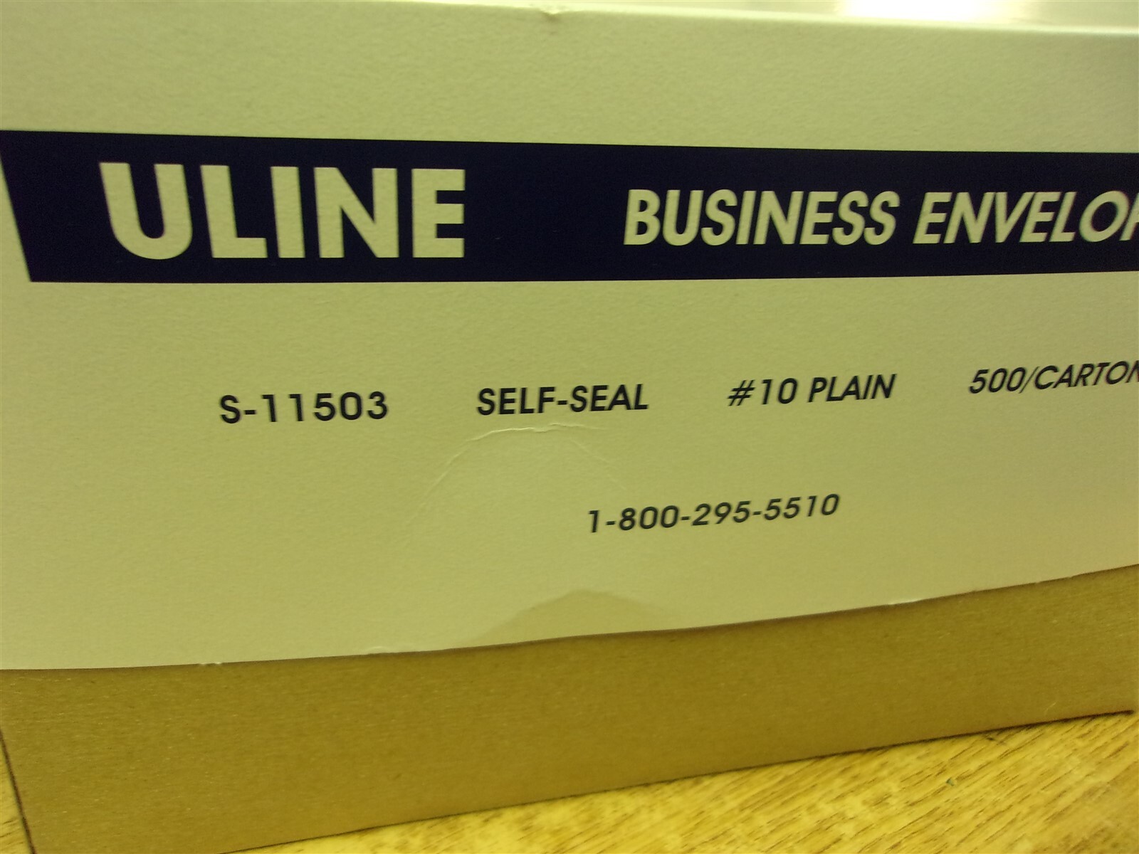 NEW Uline Business Envelopes S-11503 #10 Plain Lot of 500 *FREE SHIPPING*