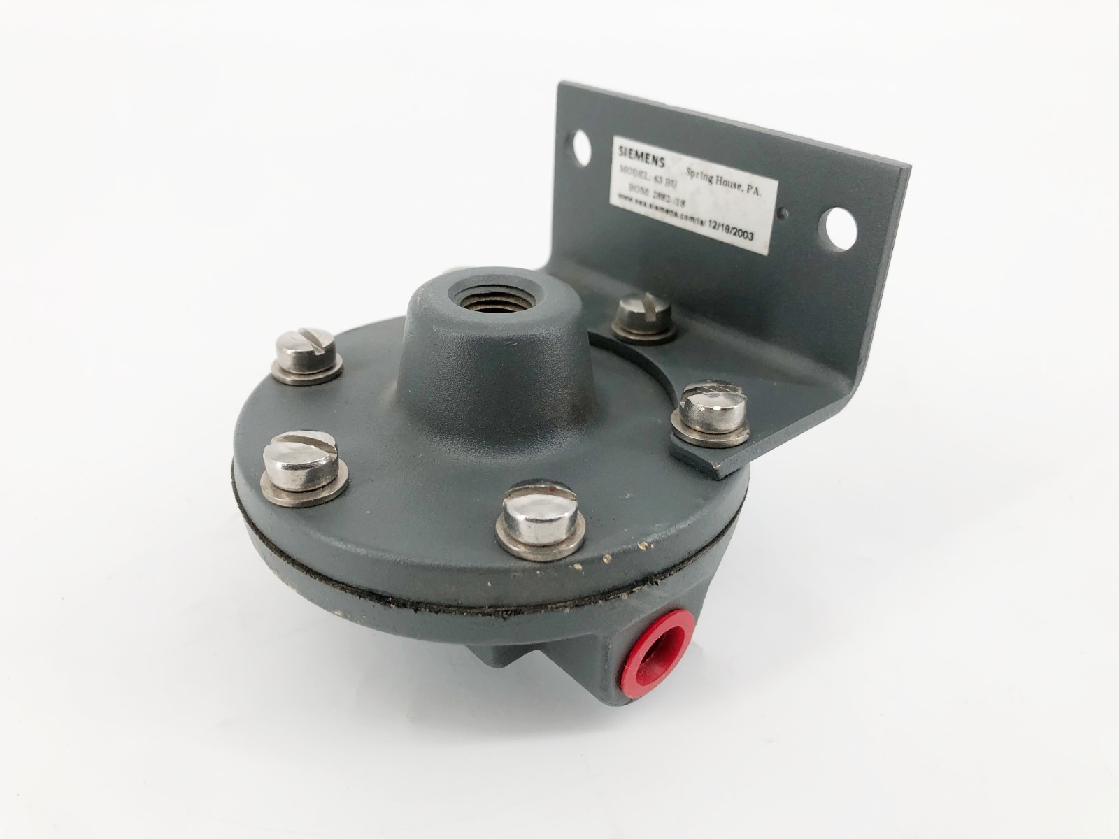 New Siemens 63BU Constant Differential Flow Controller – No Box