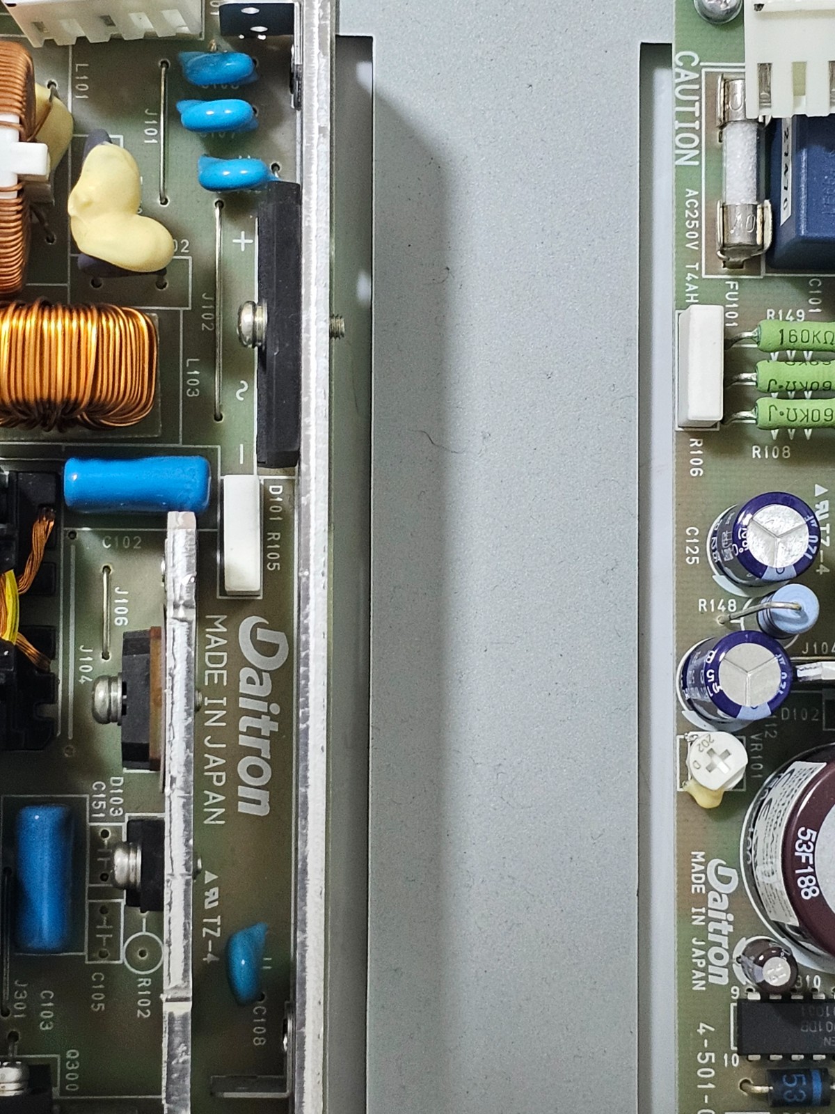 Daitron DEC-0111A-1, 04010-02001-01 Board w/ 4-501-006-11, 4-501-021-11 PSU