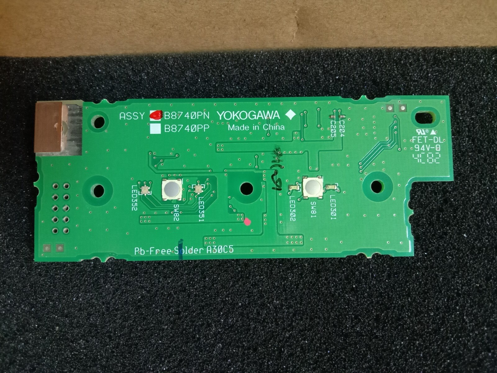 YOKOGAWA B8740PN B8740UN-01 FOR YOKOGAWA GP20 Paperless Recorder KEY BOARD