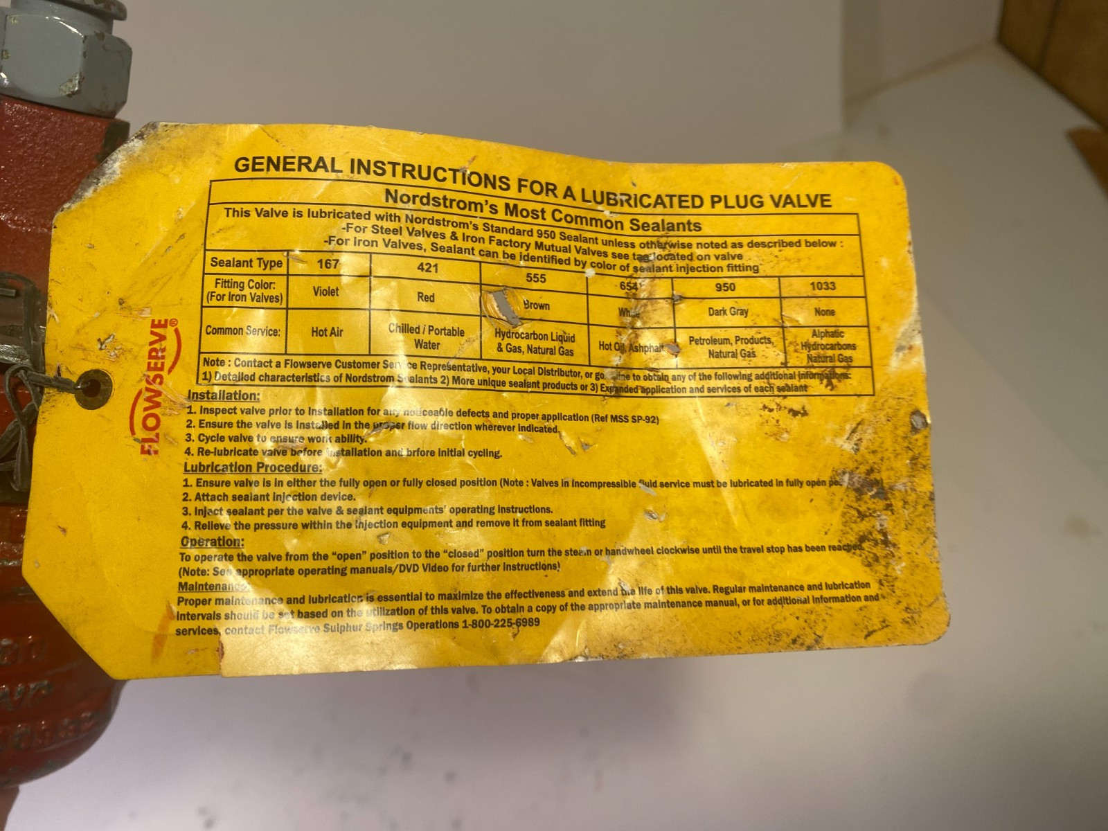 Nordstrom FlowServe D-3000932 2757601 1″ Plug Valve B142 A47 AF6
