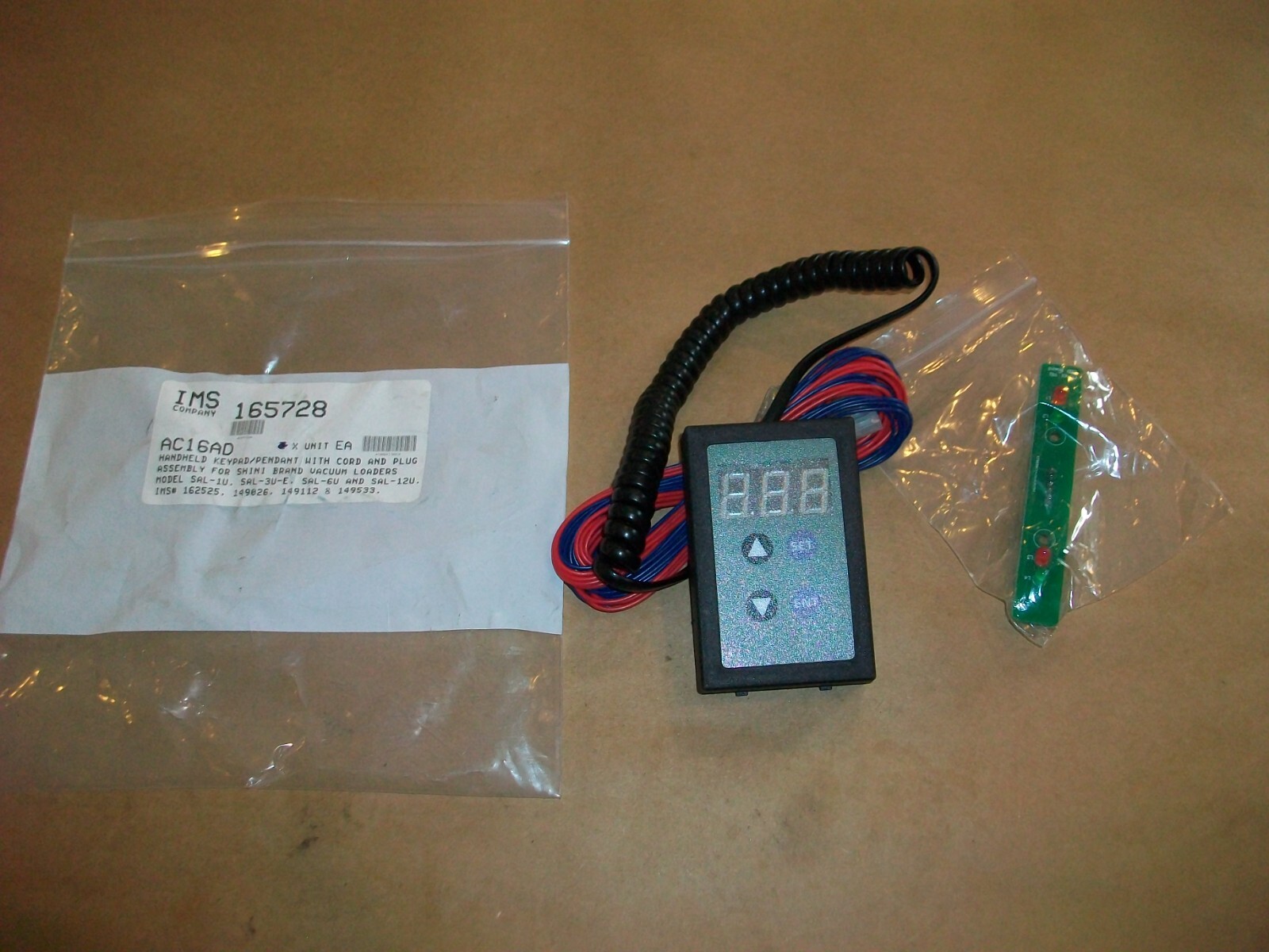 IMS Keypad 16525 For Shini Vacuum Loaders NEW