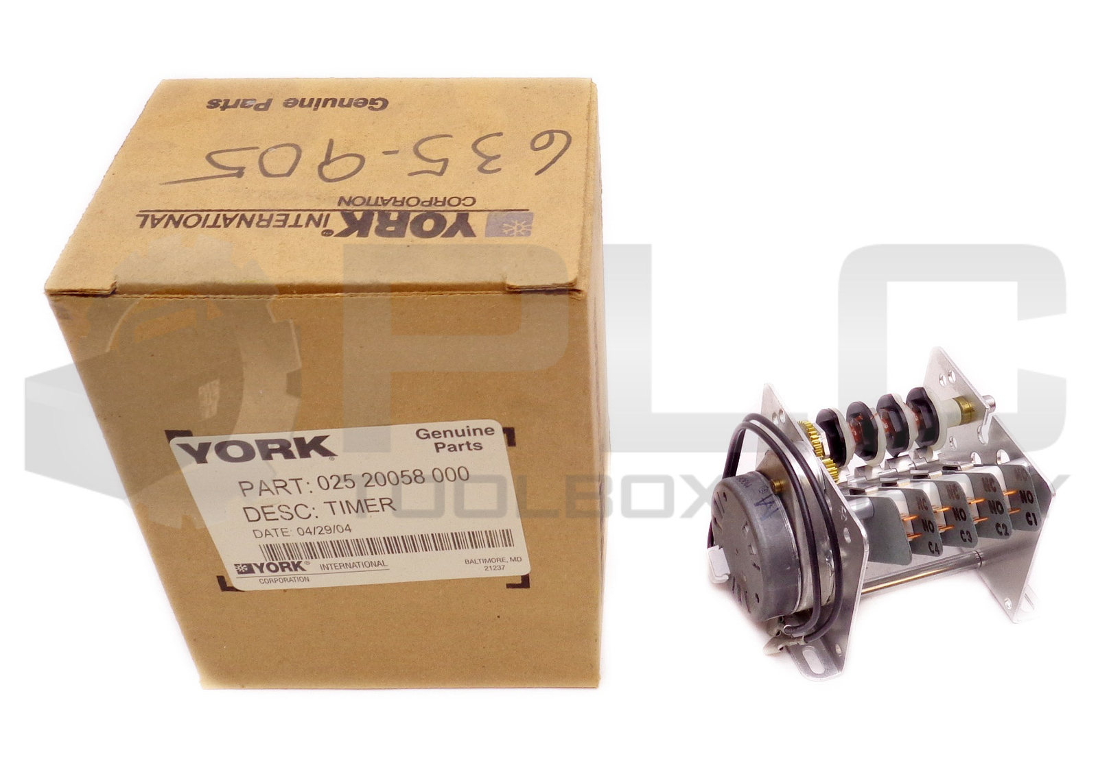 NEW YORK PRECISION 130-4W2/20058-Y TIMER 115VAC 025 20058 000