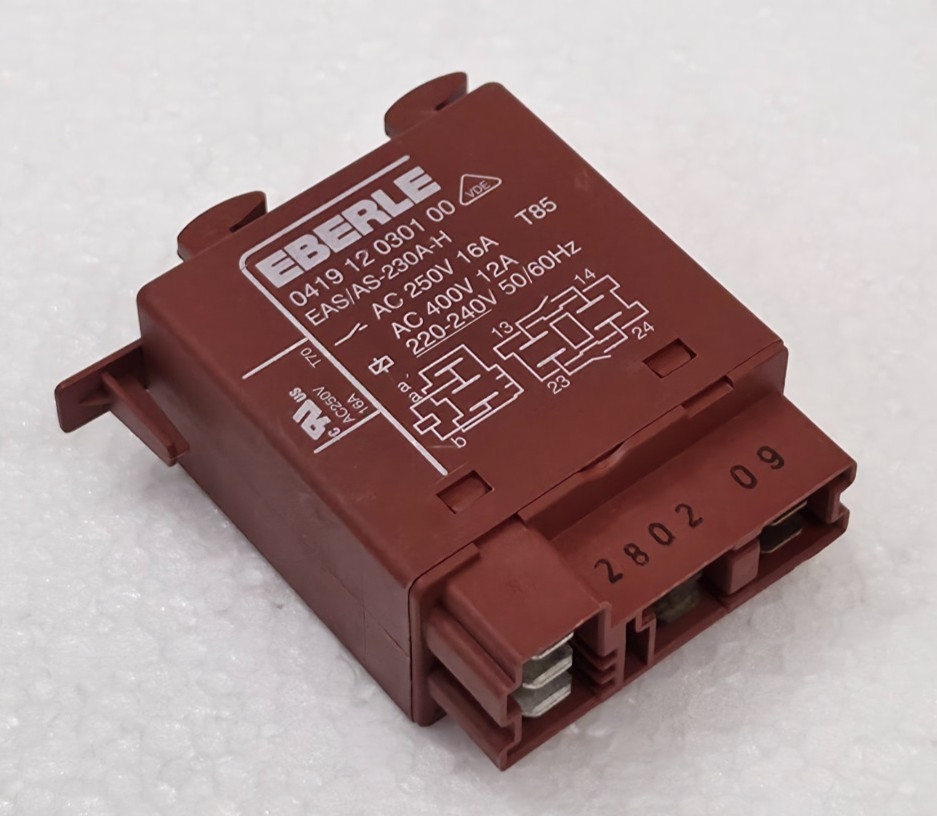 EBERLE T85 HEATING RELAY EAS/AS-230A-H 0419 12 0301 00 220-240V 50/60HZ