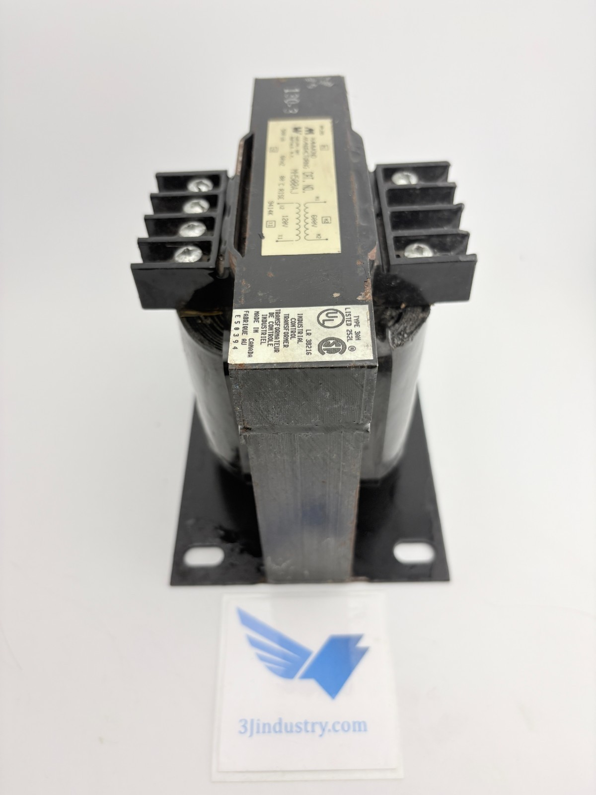 Hammond Manufacturing MH500AJ Industrial Control Transformer 500VA 600V-120V