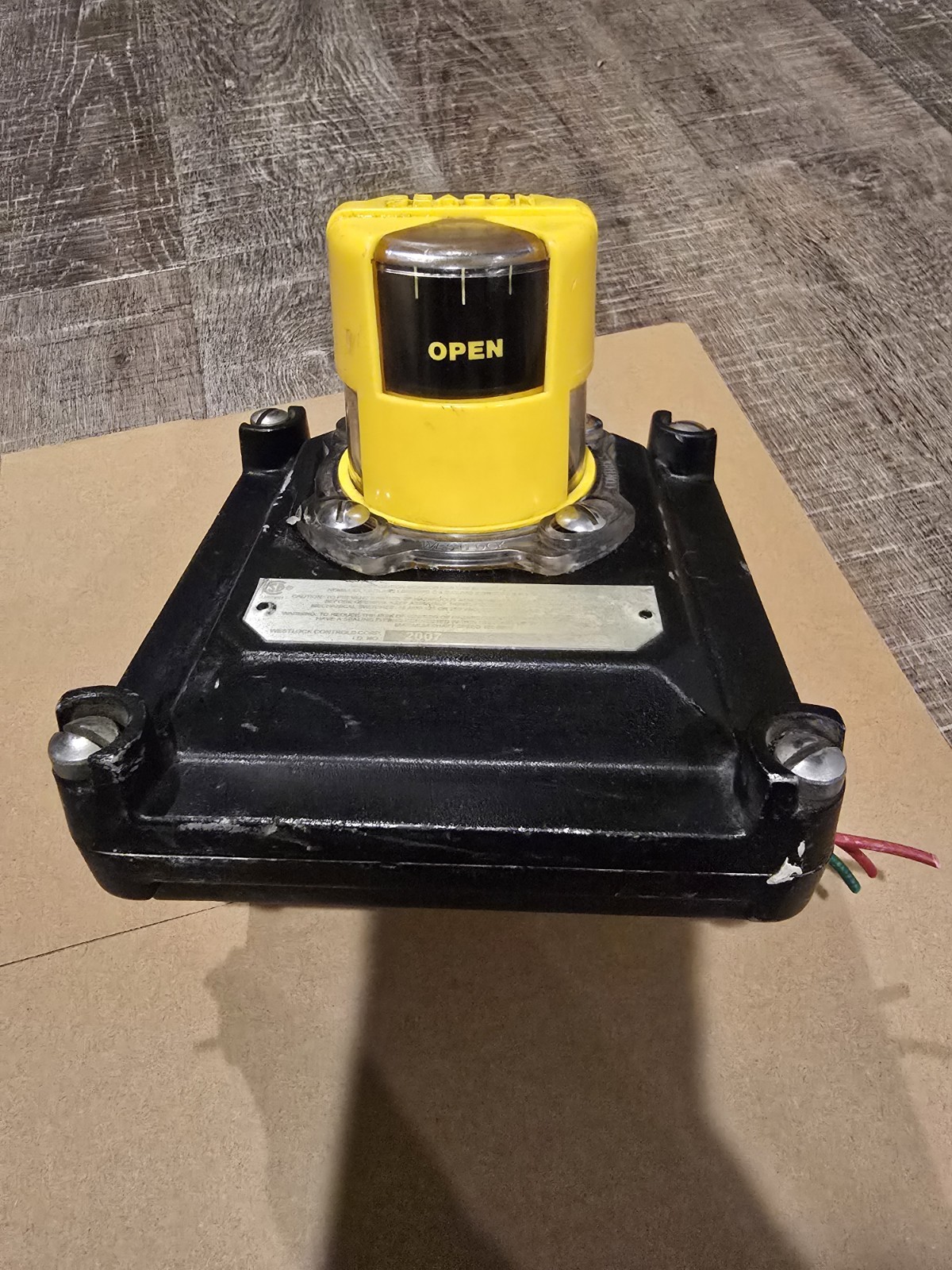 Valve Position Indicator Westlock Controls Valve Positioner 2007X-BY-E10