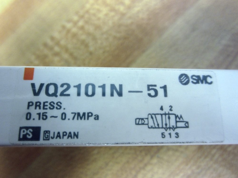 SMC VQ2101N-51 Valve VQ2101N51 W/O Manifold