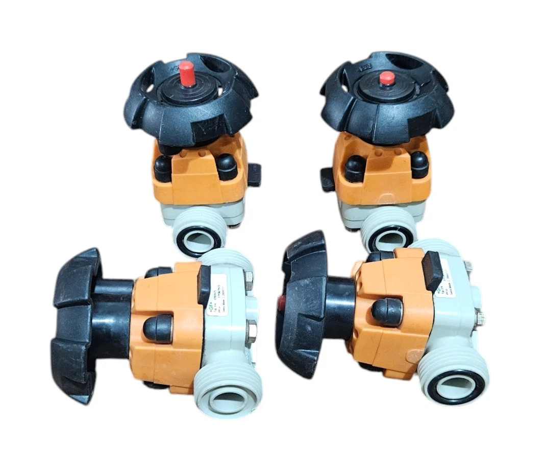 LOT OF 04 PCS +GF+ TYP 314 D20DN15 VALVE