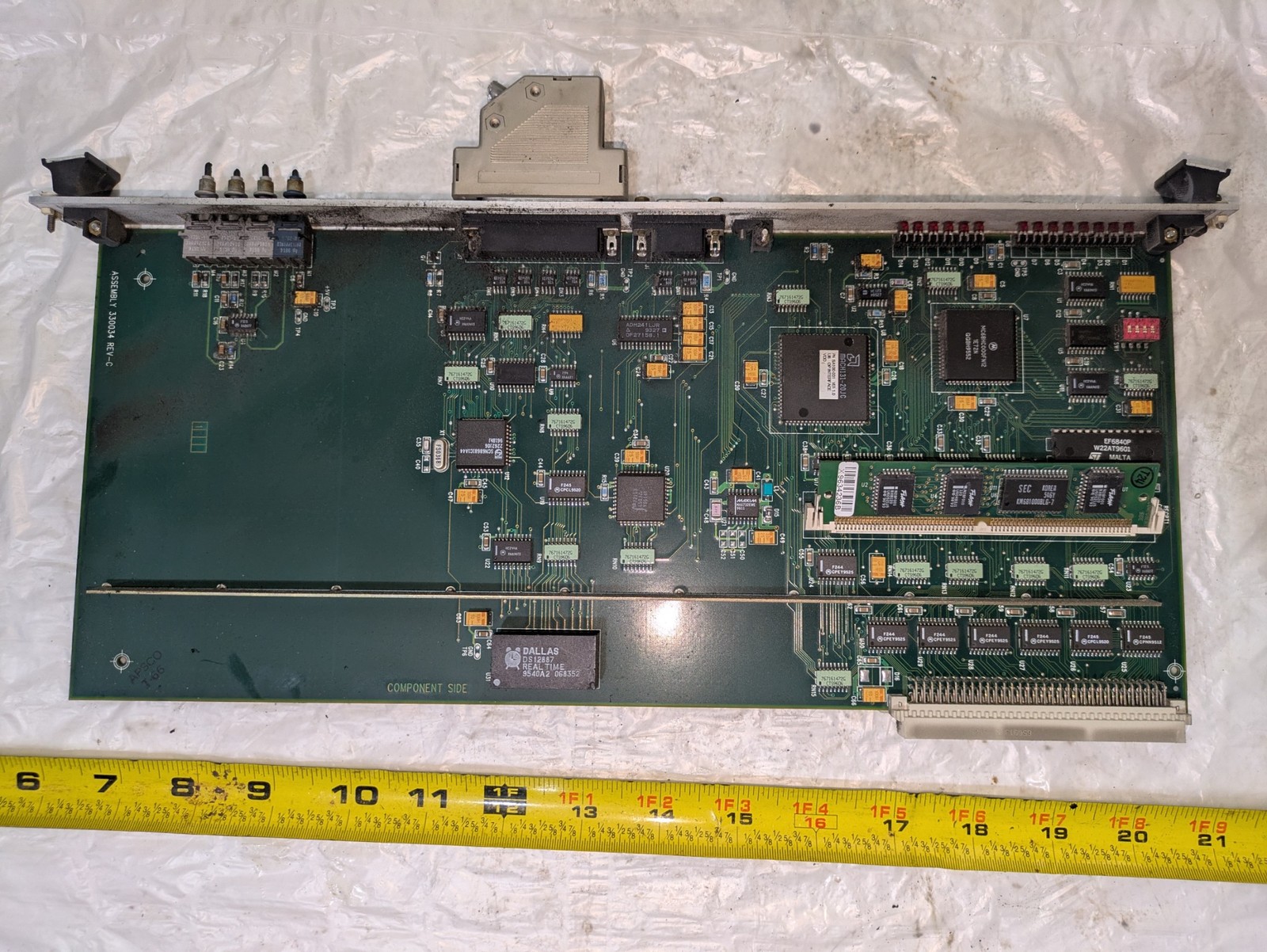 VAN DORN PCB PC330-034 REV C OPERATOR INTERFACE