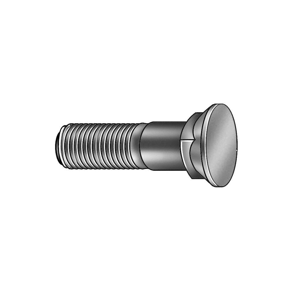 GRAINGER APPROVED 1CFG1 Plow Bolt, Fastener L 1 1/2 in, PK10 1CFG1