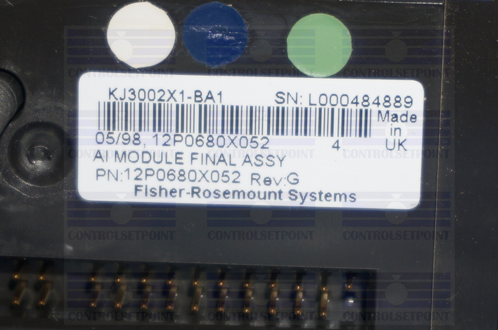 EMERSON DELTAV KJ3002X1-BA1 AI 8 CHANNEL 4-20MA HART CARD VE4003S2