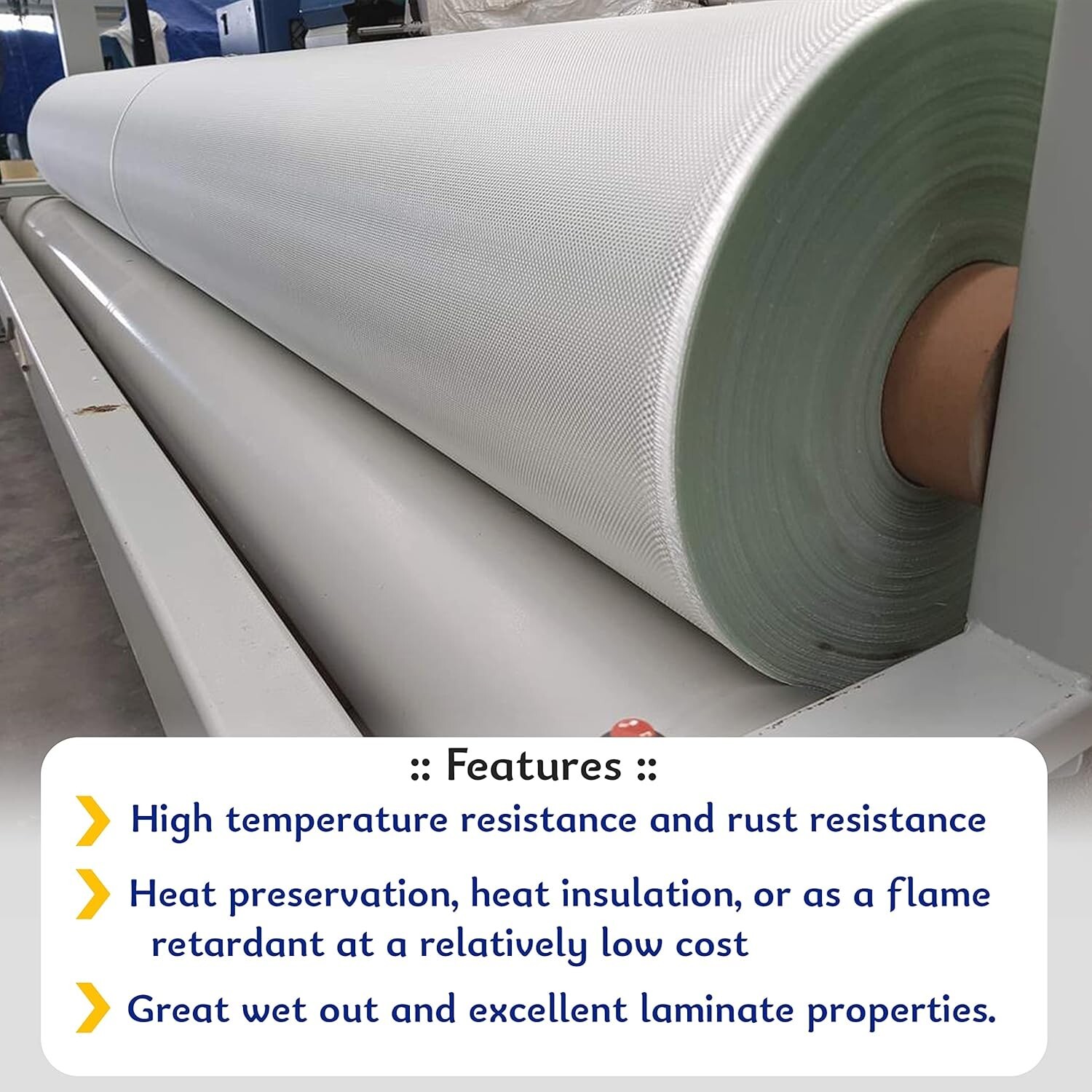 Fiberglass Cloth, 6 Oz, 50 Inches x 12 Feet / 4 yd. Long – Pack of 3