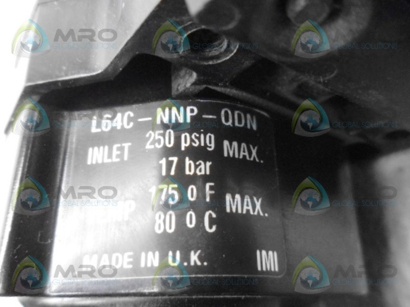 NORGREN L64C-NNP-QDN LUBRICATOR (AS PICTURED) UNMP