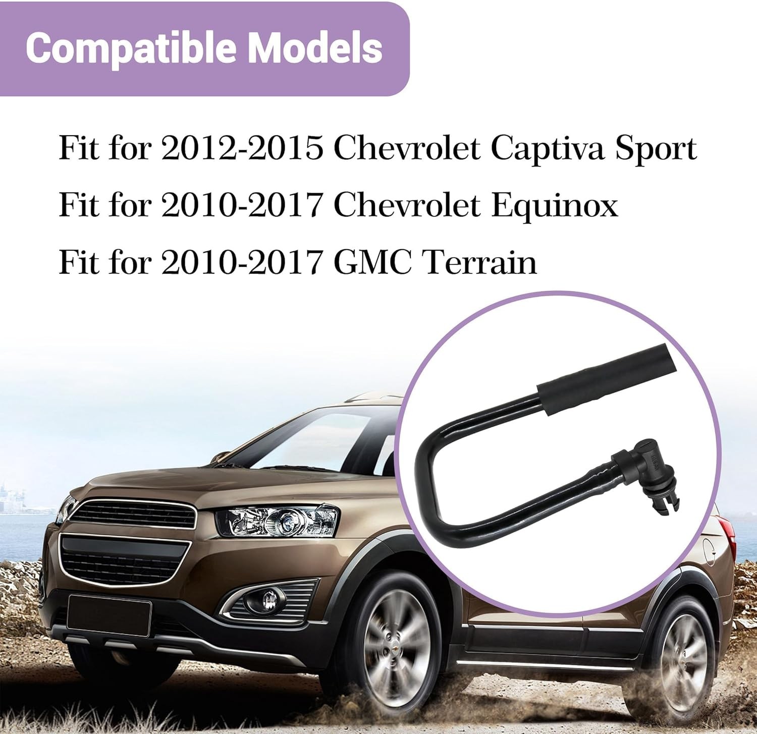 Positive Crankcase Ventilation PCV Hose Fit for Chevrolet Equinox Captiva…