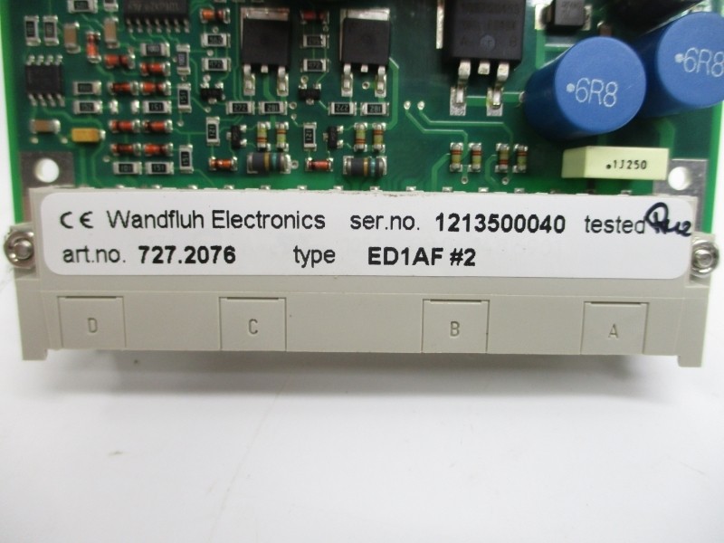 WANDFLUH ELECTRONICS ED1AF#2 727-2076 NSMP