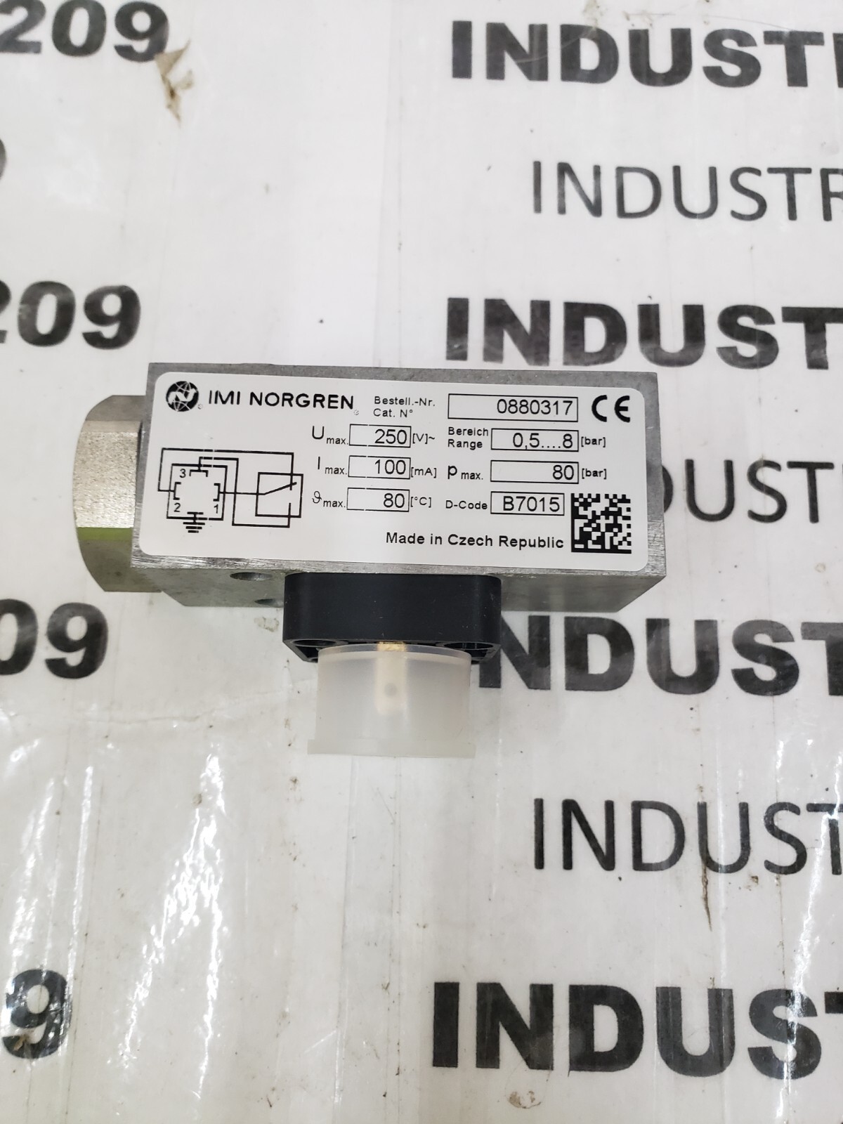 IMI NORGREN 0880317 DRUVKSCHALTER PRESSURE SWITCH
