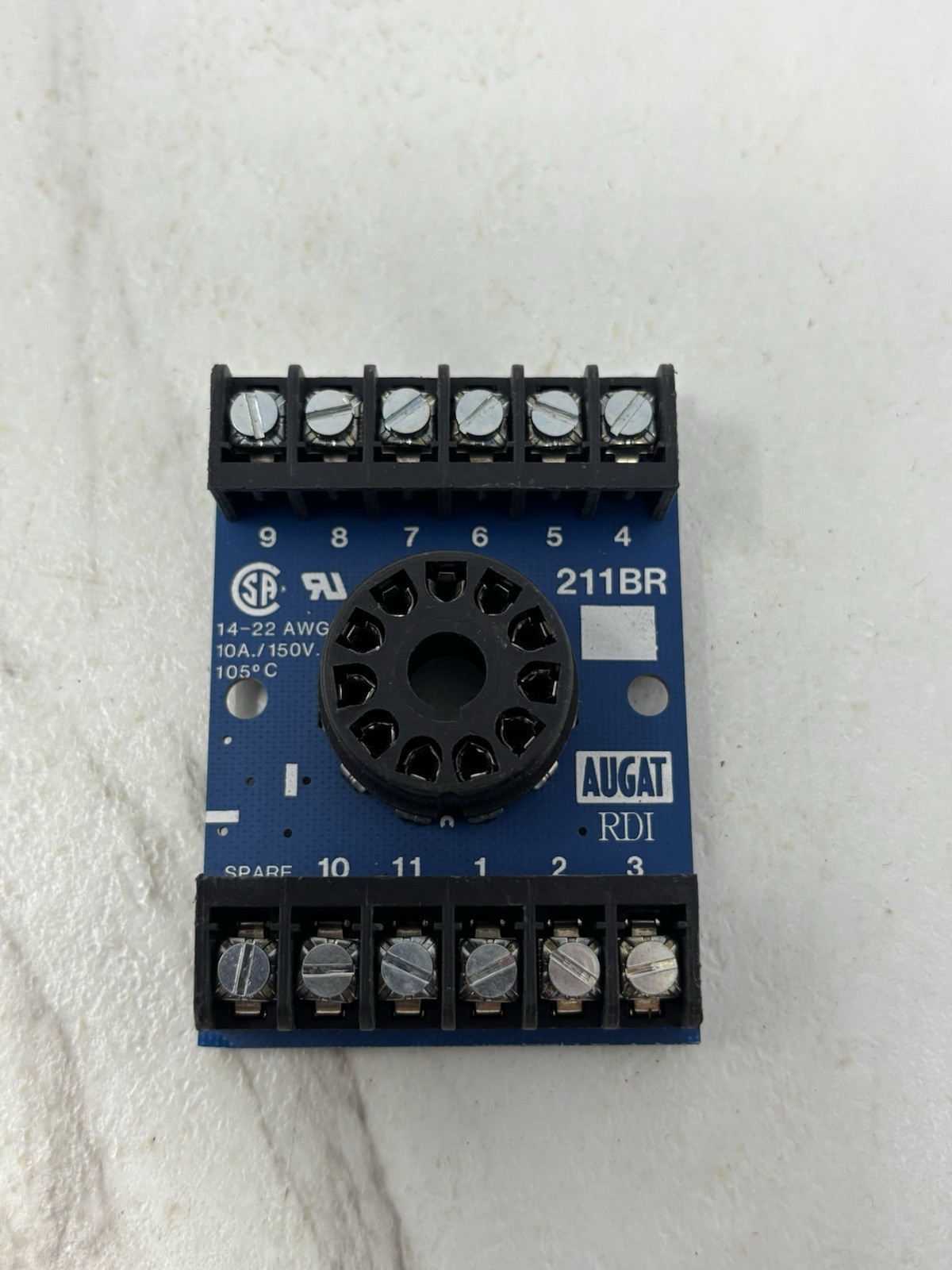 RDI 211BR Relay Socket 620-0082