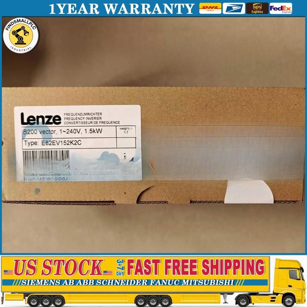 US Free TAX 1PC NEW LENZE E82EV152K2C E82EV152K-2C LENZE FREQUENCY INVERTER