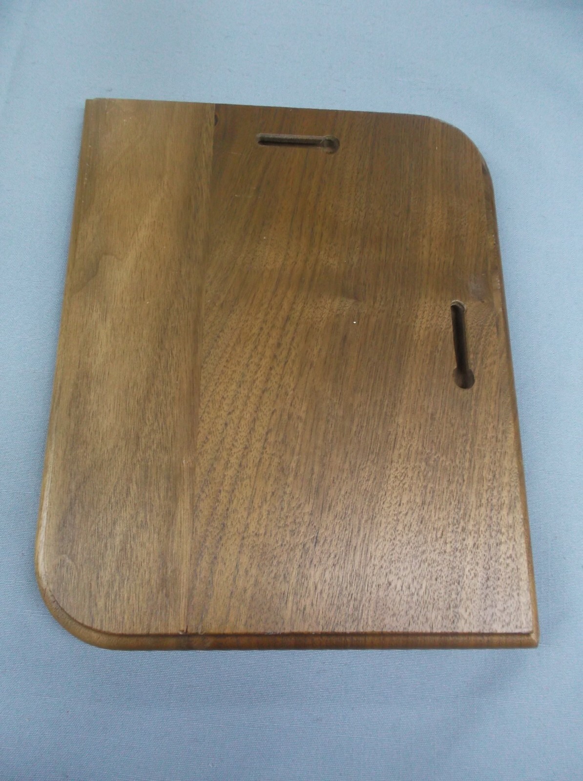 8 x 10 plaque shaped solid walnut SDI68 black star engraving plate trophy parts