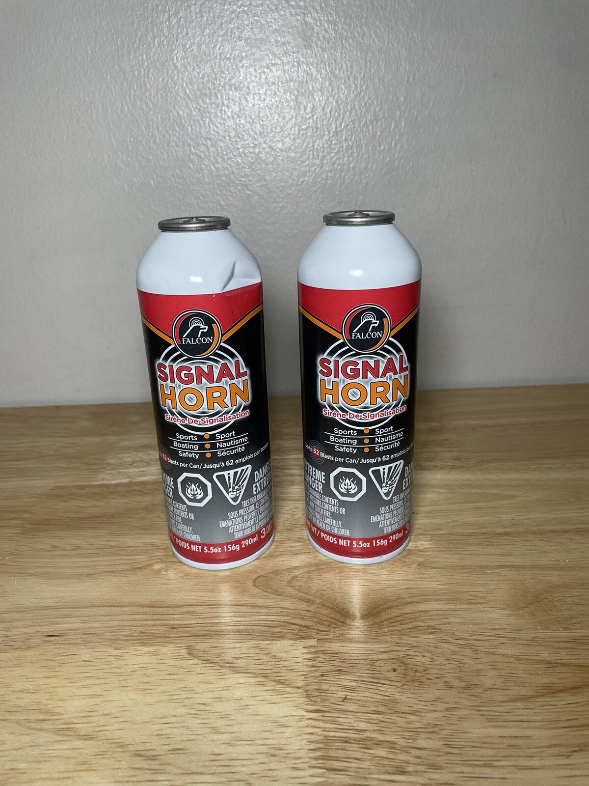 Lot Of ( 2 ) Brand New Falcon FSH Signal Horn – 5.5 oz Without Top Pieces.