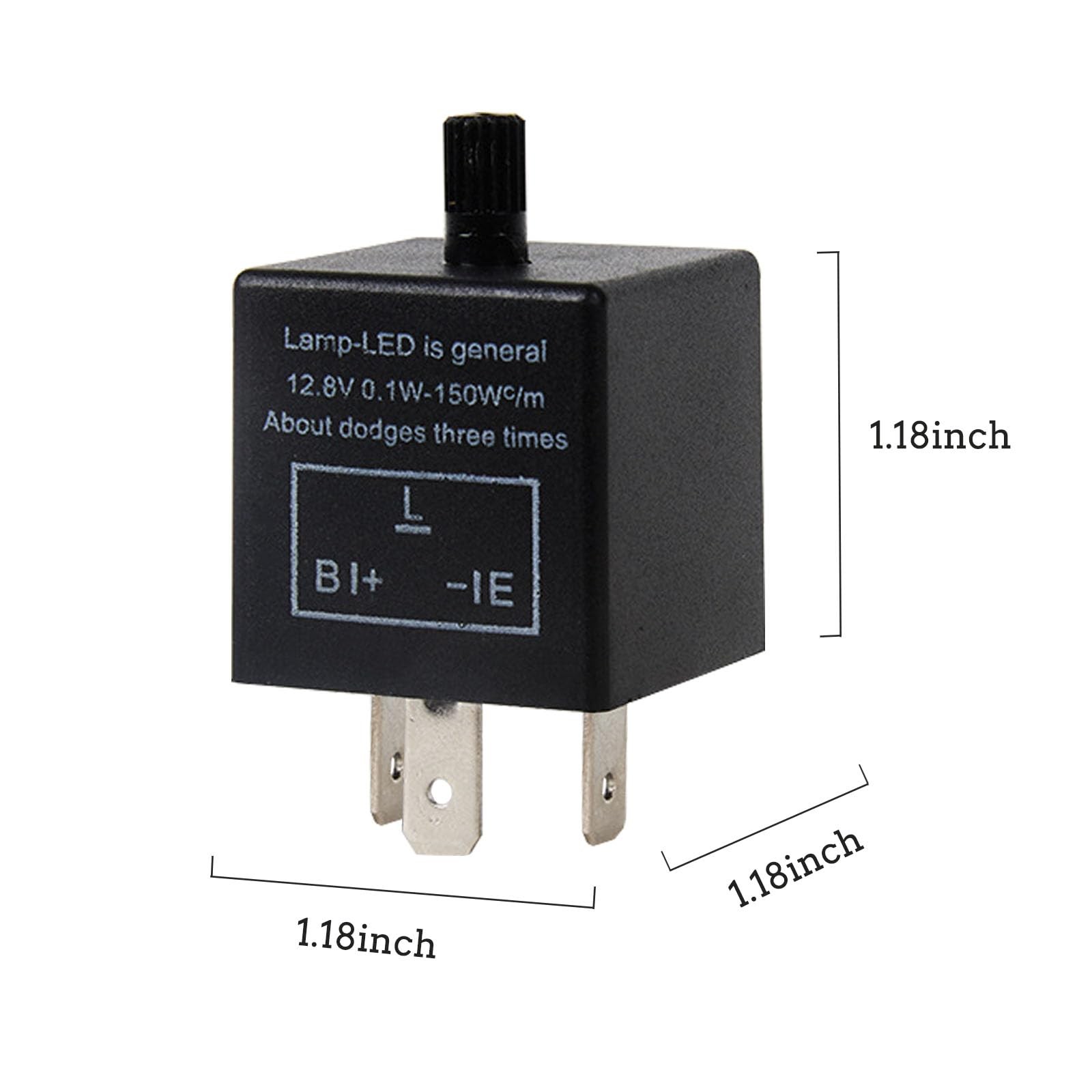 Led Flasher Relay CF-13 (Set of 2), 3 Pins Adjustable Turn Signal Relay CF13 …