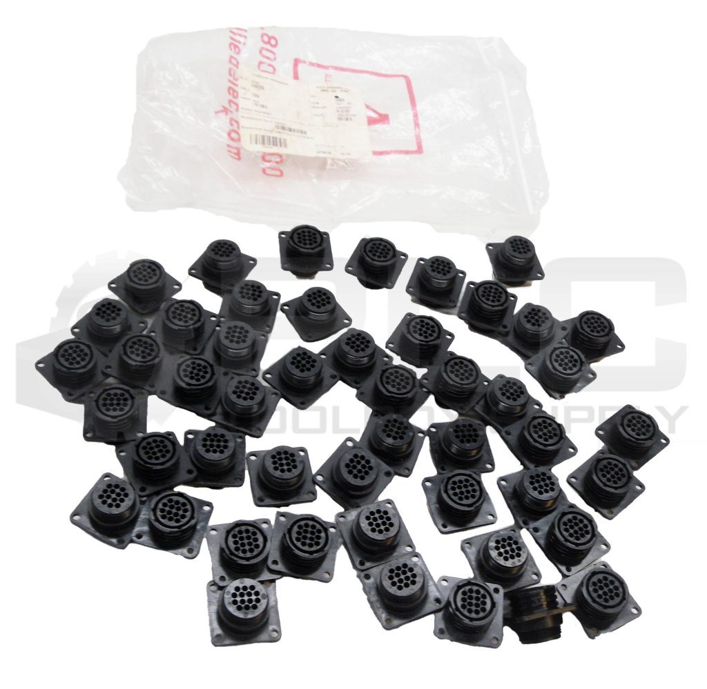 NEW BAG OF 49 AMP/TYCO ELECTRONICS 206043-1 CIRCULAR CONNECTOR