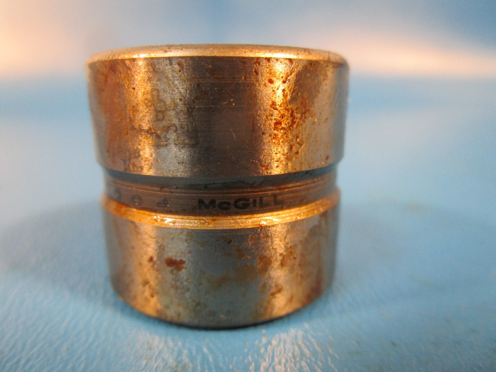 MCGILL GR 10 SS, Radial Needle Roller Bearing, Steel, Rubber Lip Seal