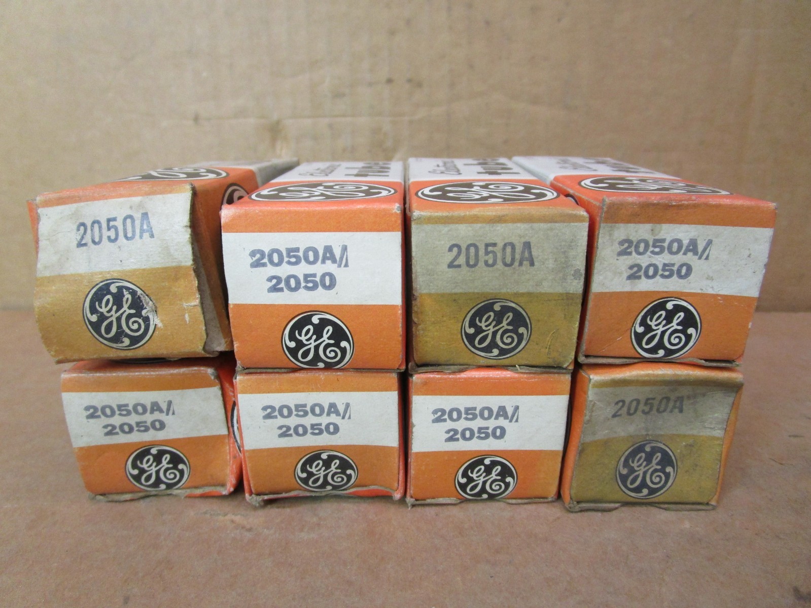 New Open Box Mixed Lot of 8 Pcs RCA 2050 GE NH1885 GE 2050A/2050 Tube 51512LR