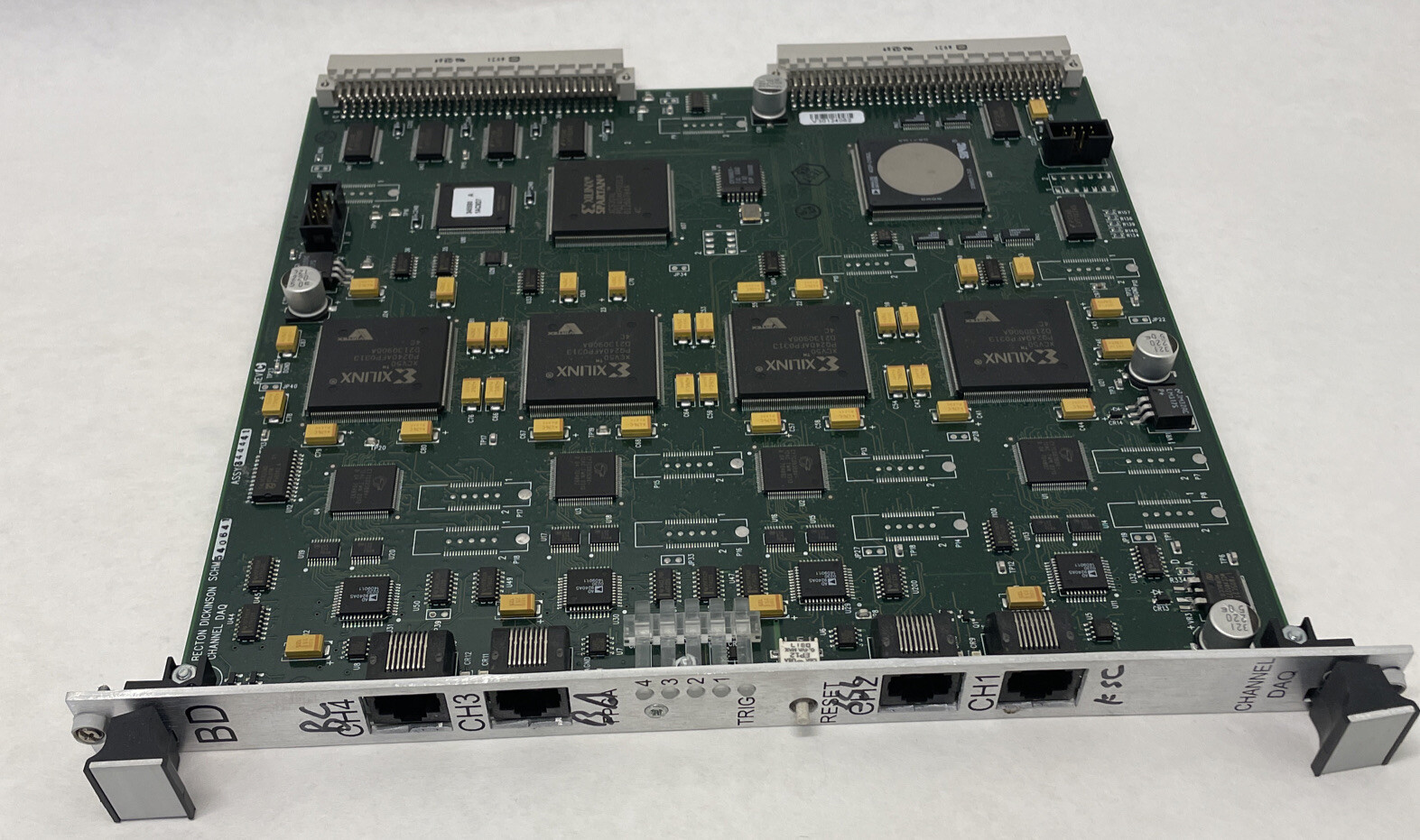 Becton Dickinson SCHM 540641 Assy 344441 RevA 4-Channel DAQ Plug-In Board Module
