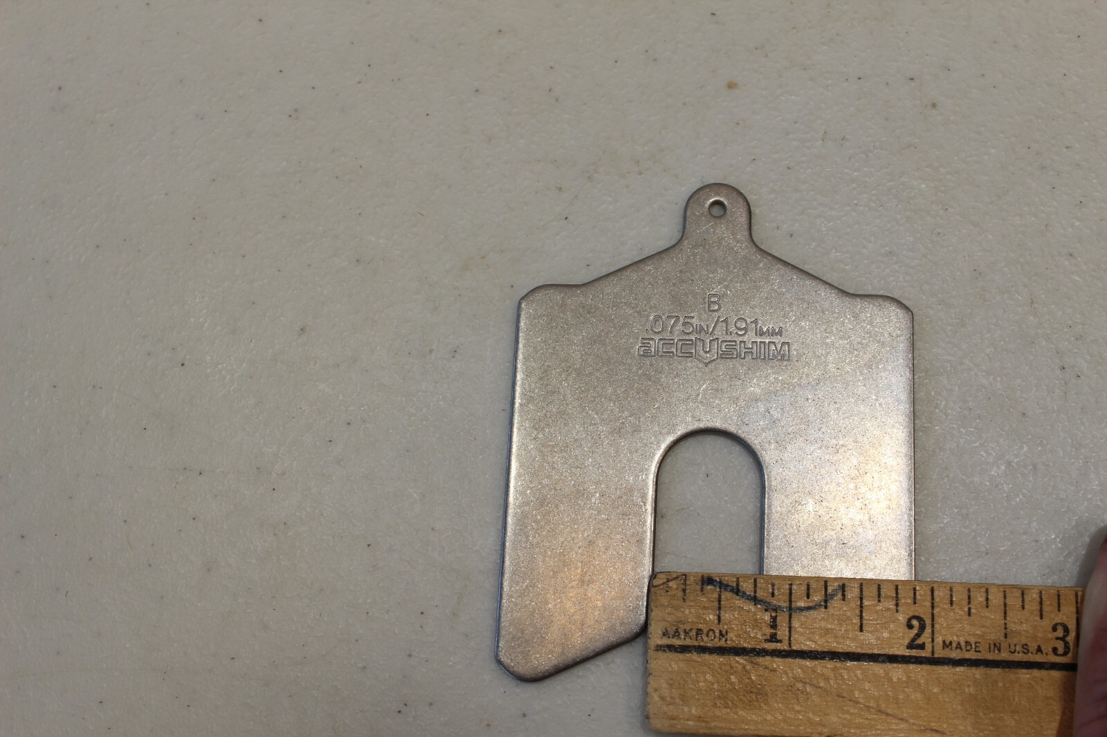 Accushim Size B .075 slotted shims pack of 10