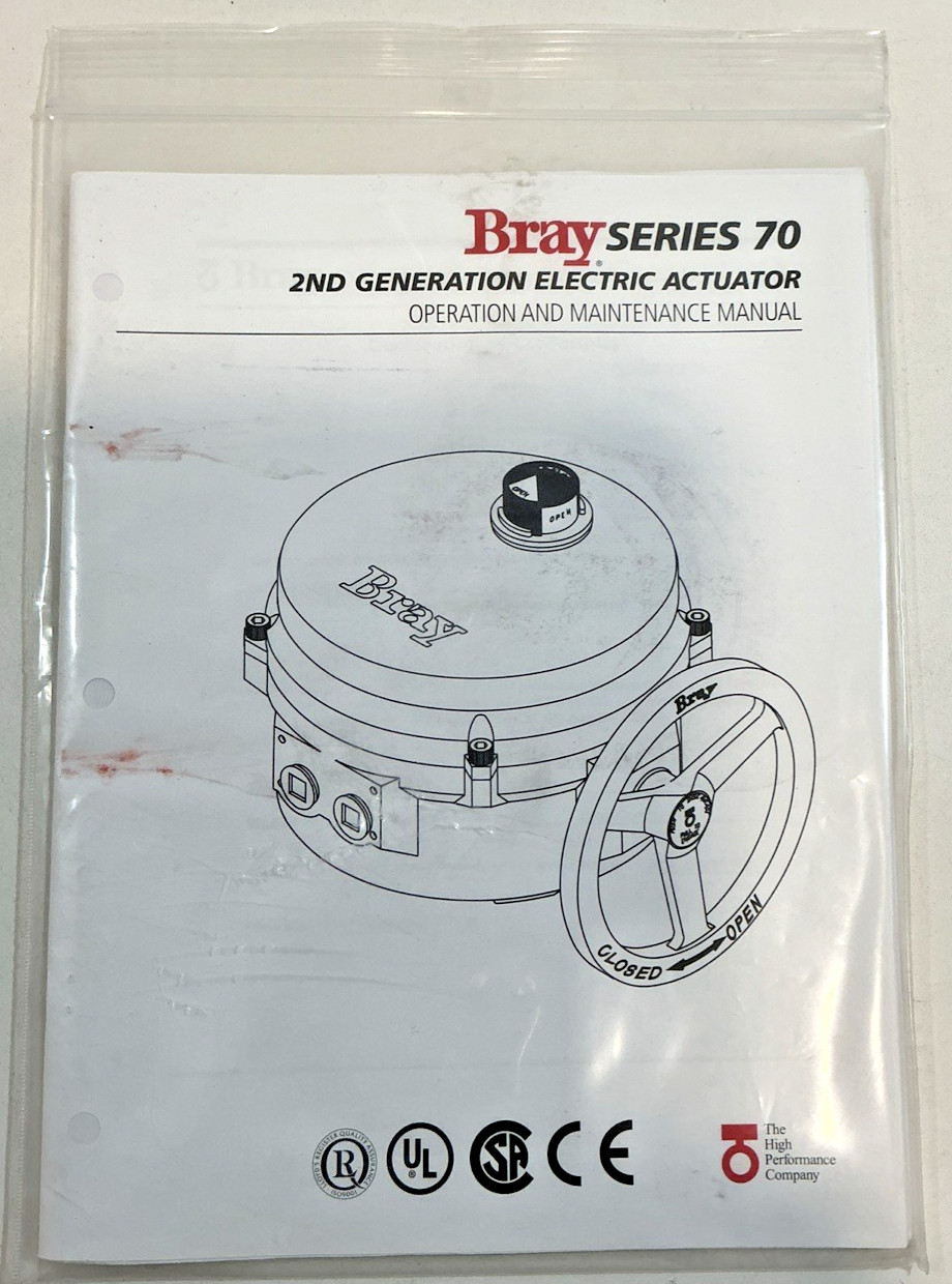 Bray Series 70 Actuator and ServoPro Valve – 70-0051-113D0-536/A – BRAND NEW
