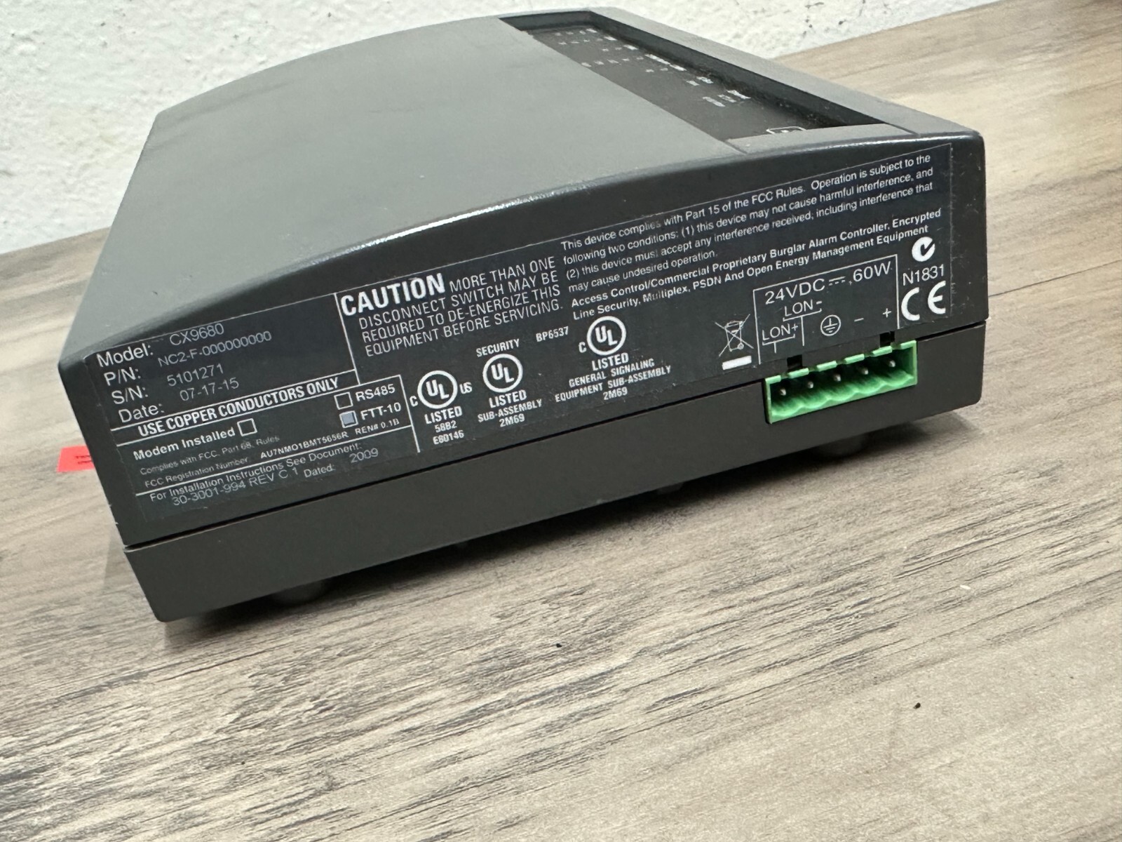 Schneider / Andover Controls NetController II CX9680, NC2-F-000000000 24 VAC