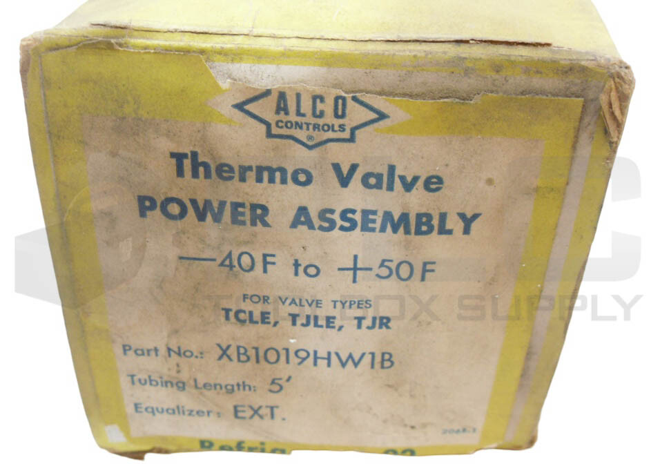 NEW ALCO XB1019 HW-1B POWER ASSEMBLY THERMO VALVE *READ*