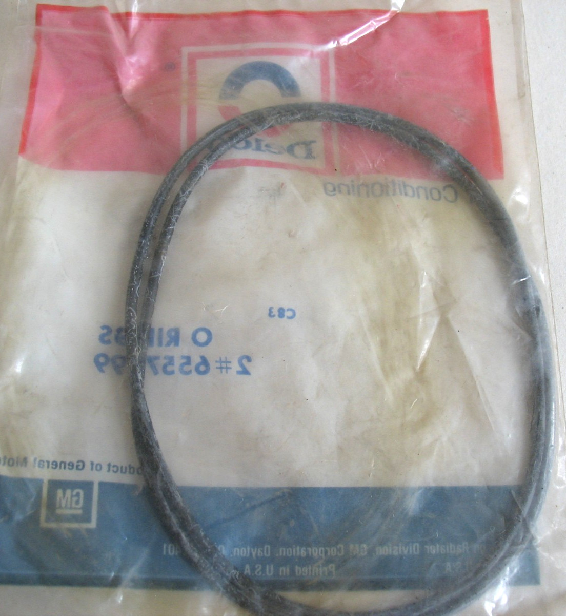New NOS GM ACDelco A/C Compressor O – Rings Qty. 2 6557399