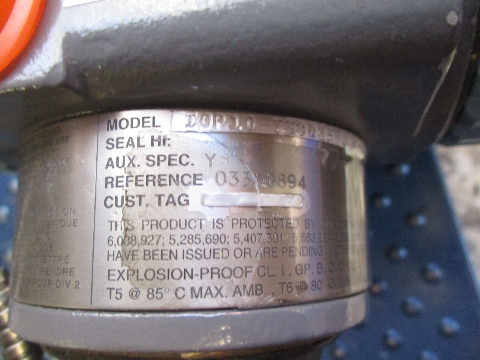 FOXBORO GAUGE PRESSURE TRANSMITTER D0161 UK/GG10-TS3D1F-L1/PSFAR