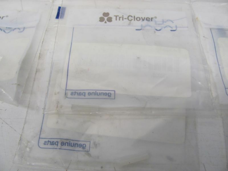 LOT OF 9 TRI CLOVER SPARE PARTS 3 5/8″SEALS(Q.2) ORING(Q.1)1/4″ SEALS(Q.2) SEE D