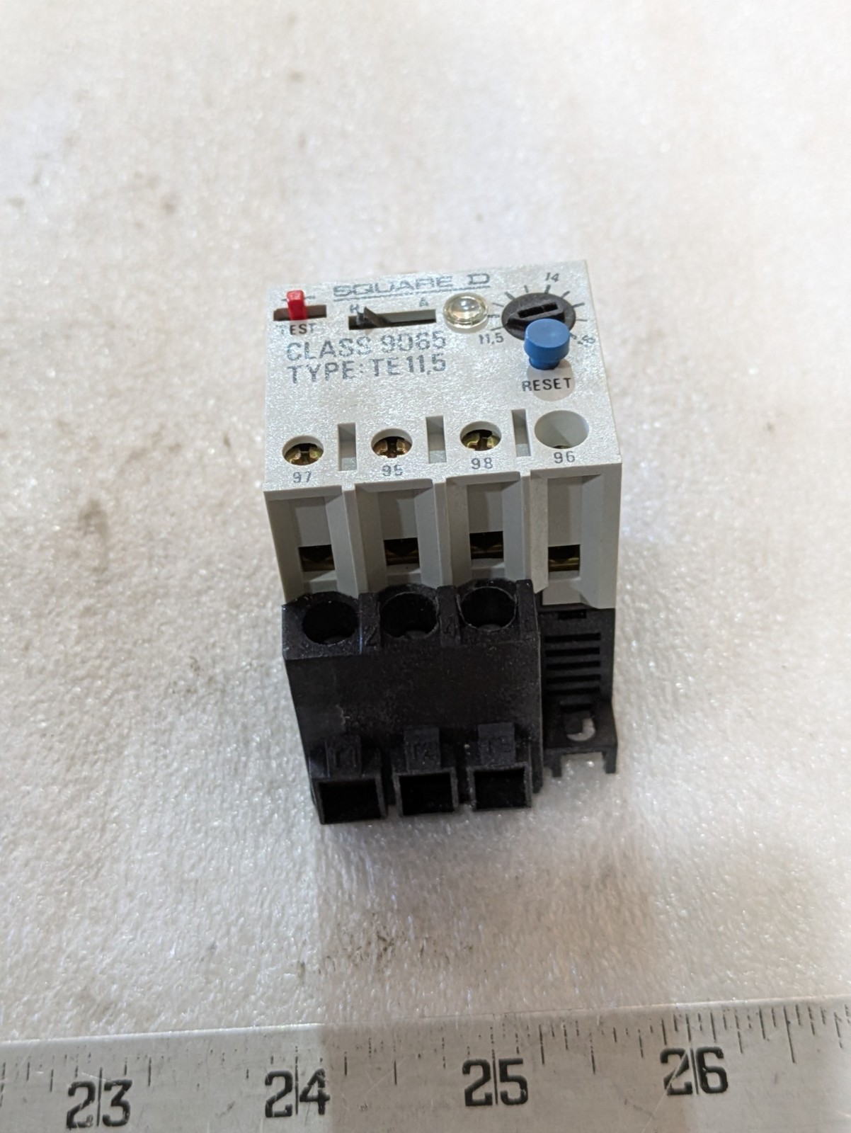 Square D 9065-TE11.5 Thermal Overload Relay 1-3A 220-660V Motor Starter OEM