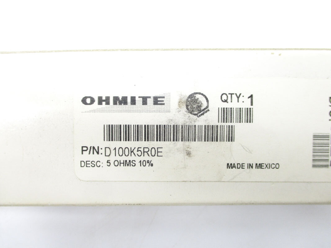 OHMITE D100K5R0E 5OHMS NSMP
