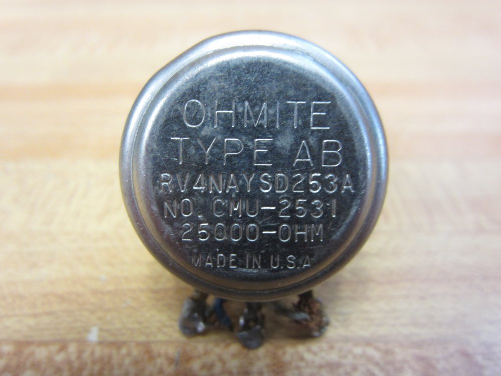 Ohmite RV4NAYSD253A 25KΩ Potentiometer CMU-2531 (Pack of 3)
