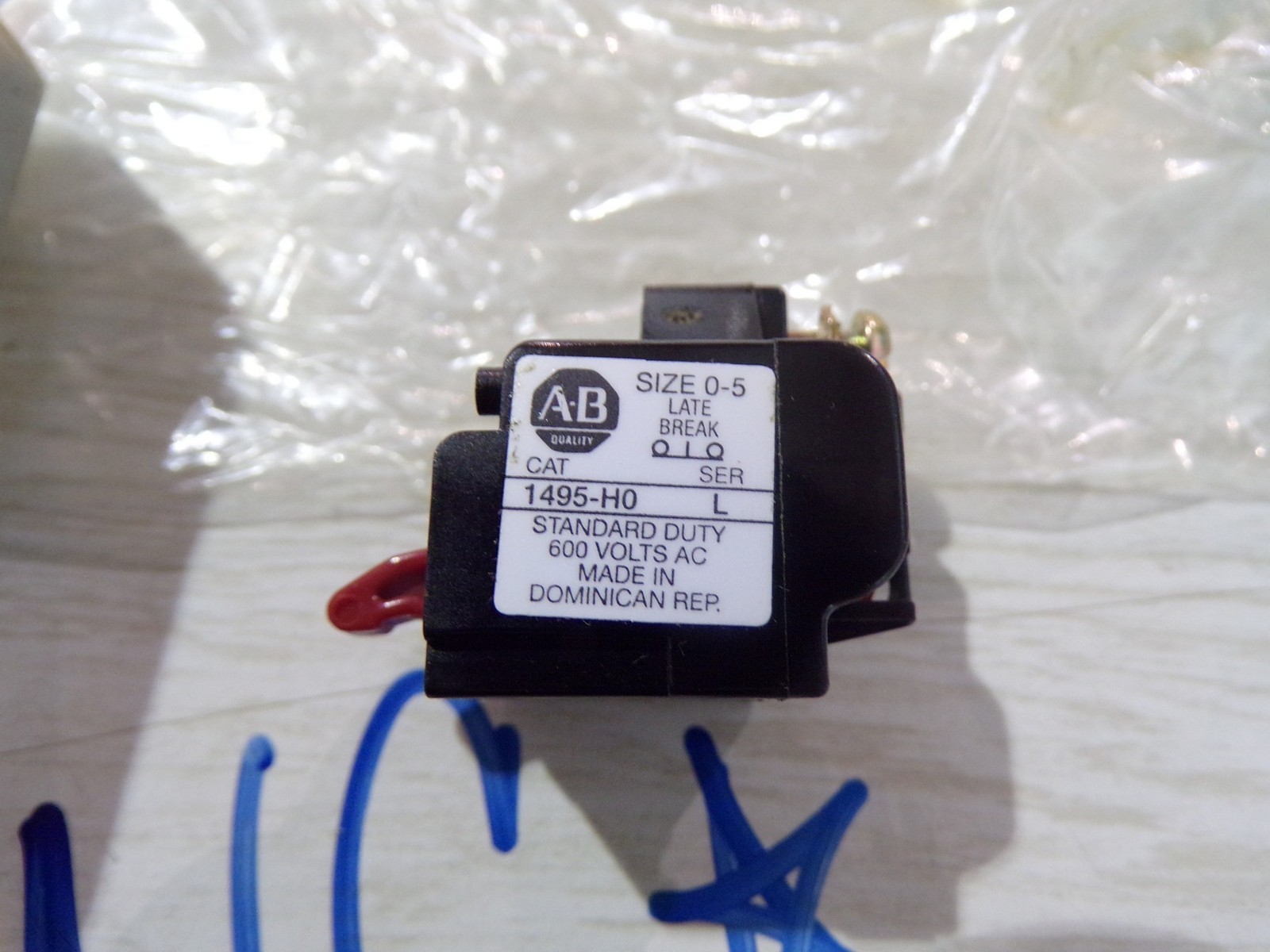 Allen Bradley 1495-HOSeries L 600V Auxiliary Contact *FREE SHIPPING*