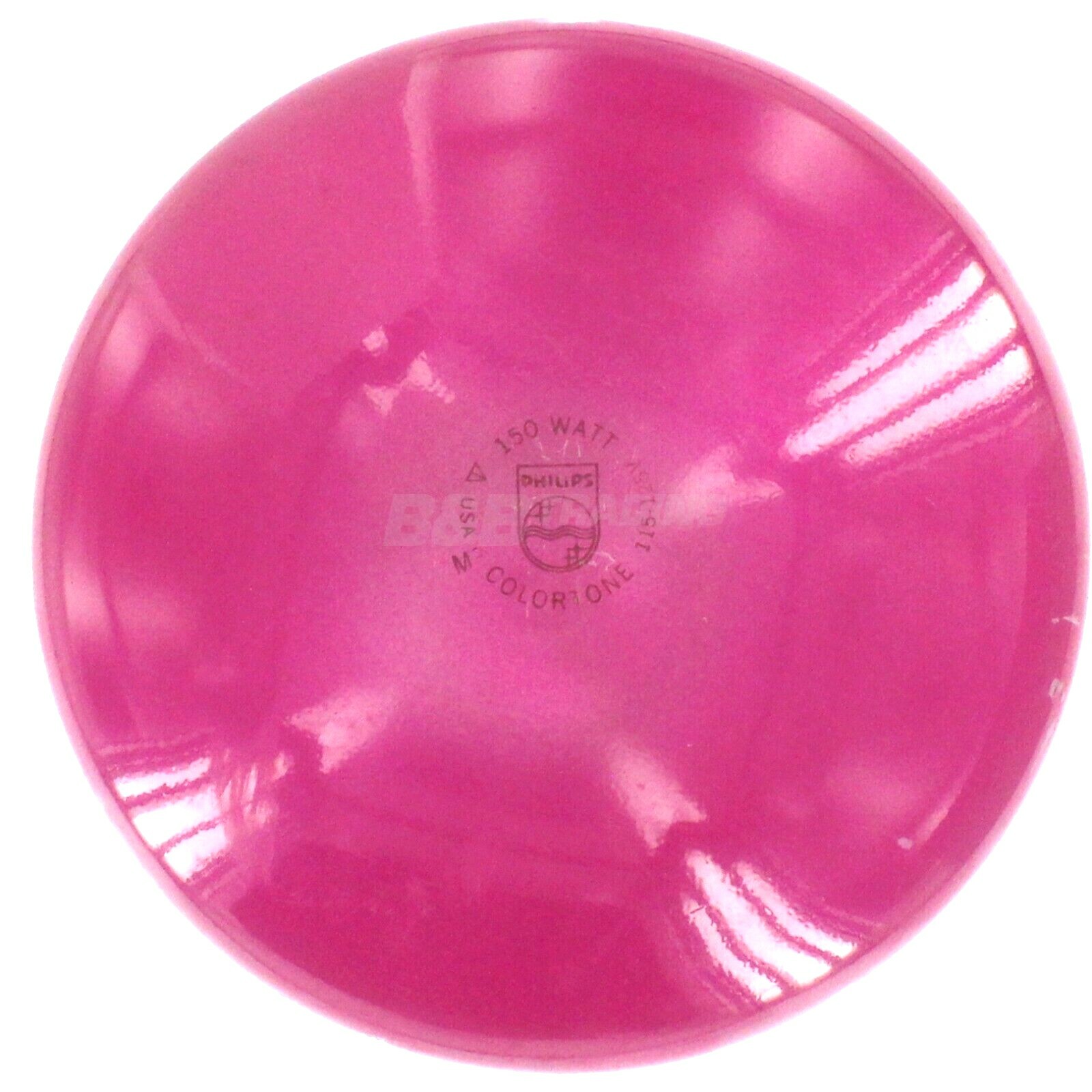 Vintage Philips BR40 150W Incandescent Reflector Flood Bulb – 5XR40A-P Pink