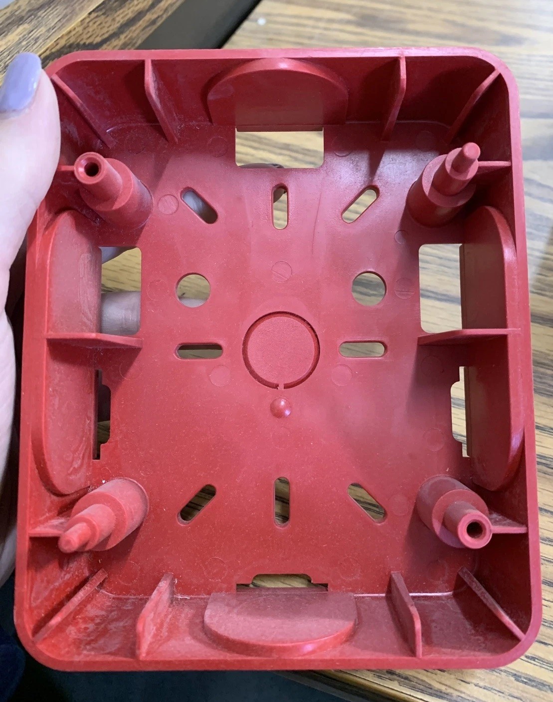 Gentex 901-0173-000 Back Box Model GSB RED missing pieces