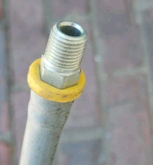 PARKER PUSH-LOK Plus 3/8″ 801-6-WP 2, 4 MPa Welding / Gas HOSE 22″ W/ FIT 350PSI