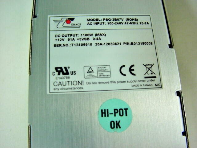 EMACS PSG-2B07V B013180008 1100W PSU RoHS