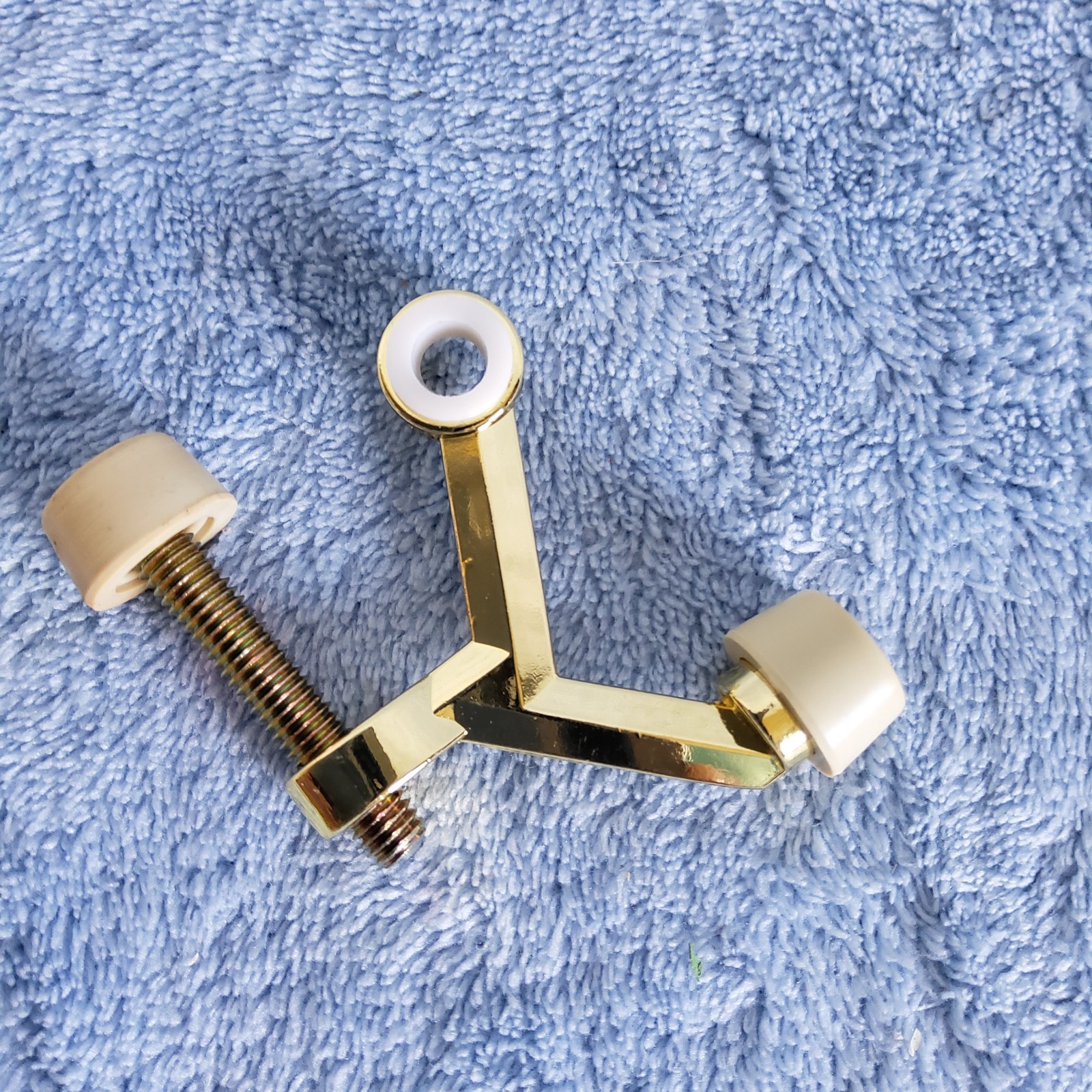 NEW Hickory Hardware Brass Finish Hinge Pin Door Stop PBH3013-PB Wall Bumper