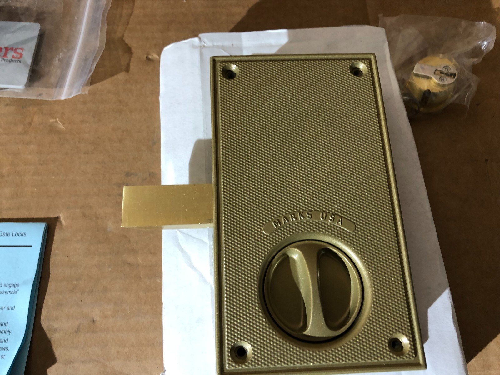 WIRE CRAFTERS W3730-WC Security Safety Cage Hinged Door Lock, 1 Side Keyed
